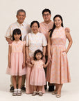 Pink Floral Bamboo family set