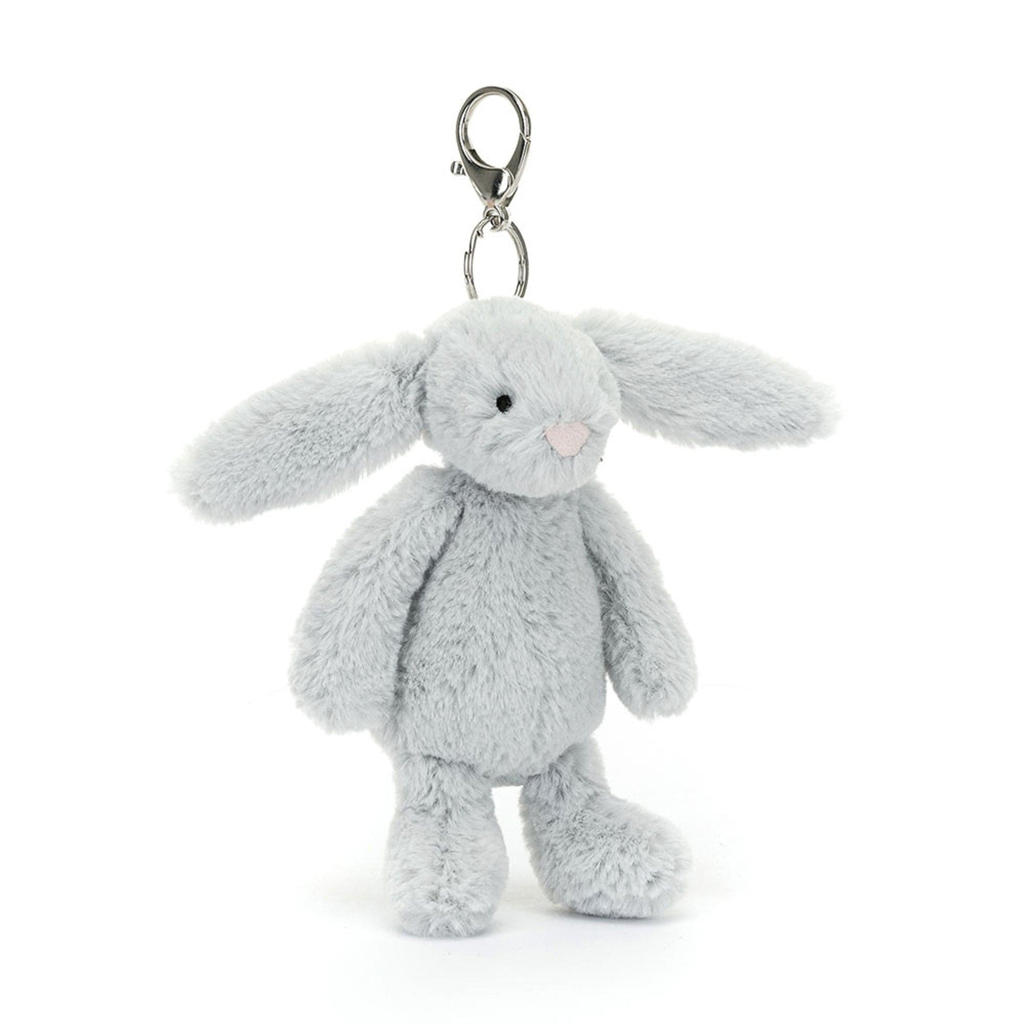 Silver Bashful Bunny Bag Charm