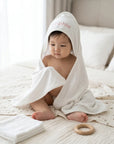 Hooded Bath Towel - White