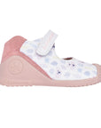Biomecanics Biogateo White Koala Mary Jane Shoes