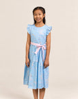 Blair Dress - Blue Cranes