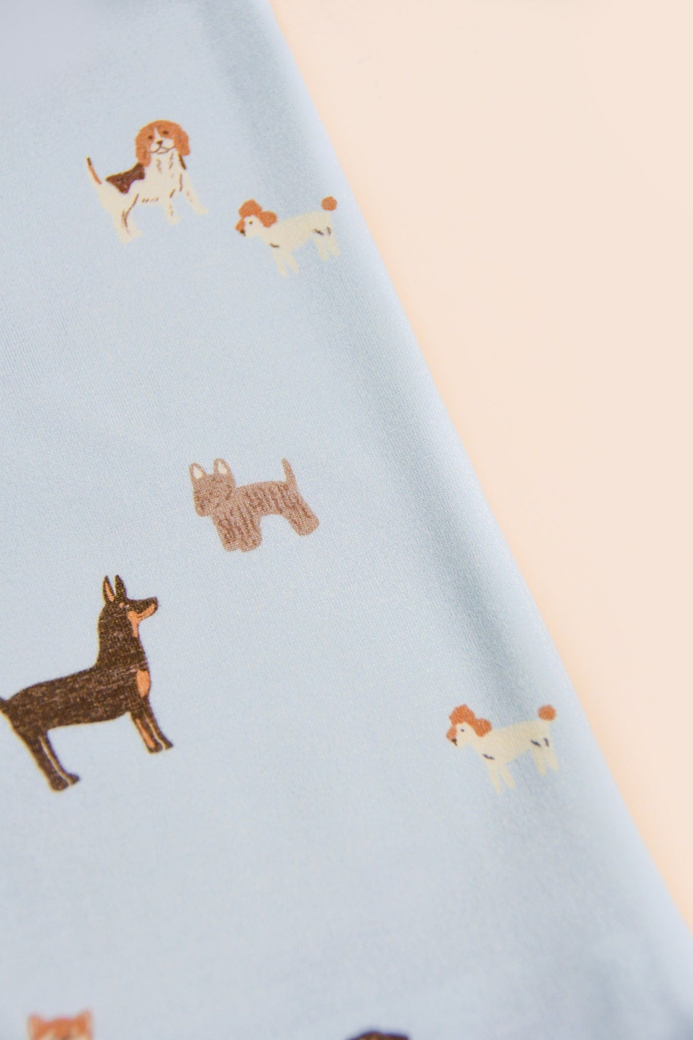 Pillow Case - Blue Doggies
