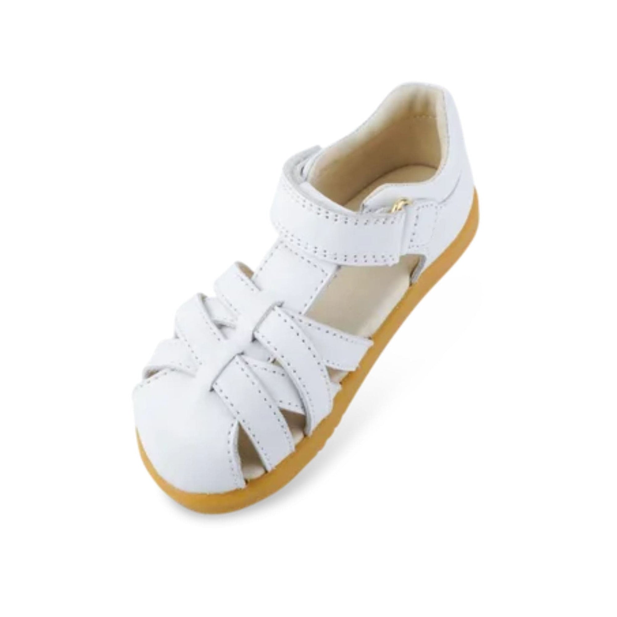 Bobux White Cross Jump Sandals i-Walk
