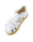 Bobux White Cross Jump Sandals i-Walk
