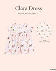 clara dress in pink chevron minnie print in size 3m,6m,9m,12m,18m,2y