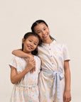 Hayley Dress - Cream Floral Bamboo