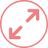 Elastic icon showing expanding arrows
