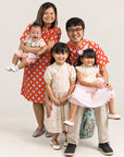 Giselle Cheongsam - Cream Lucky Coins family
