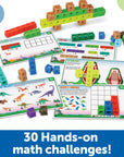 MathLink® Cubes Kindergarten Math Activity Set: Dino Time