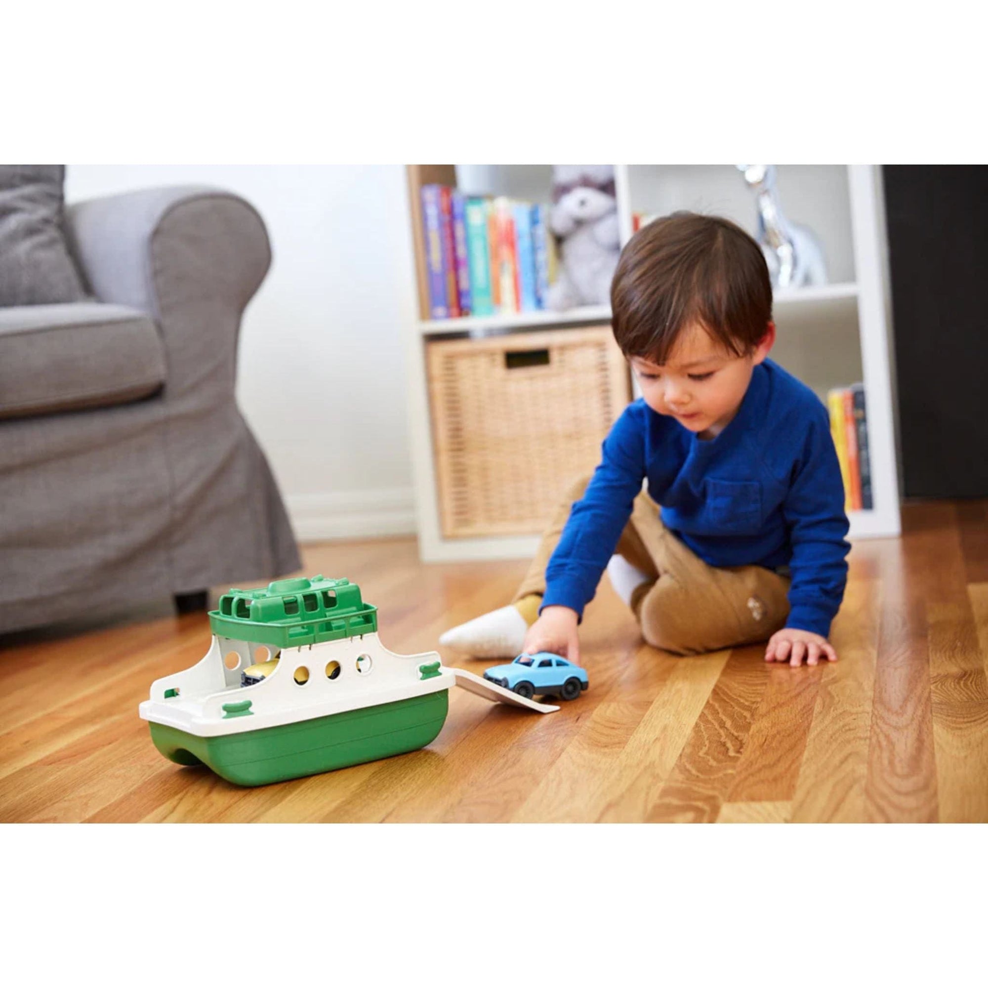 Green Toys Ferry Boat - Green and White