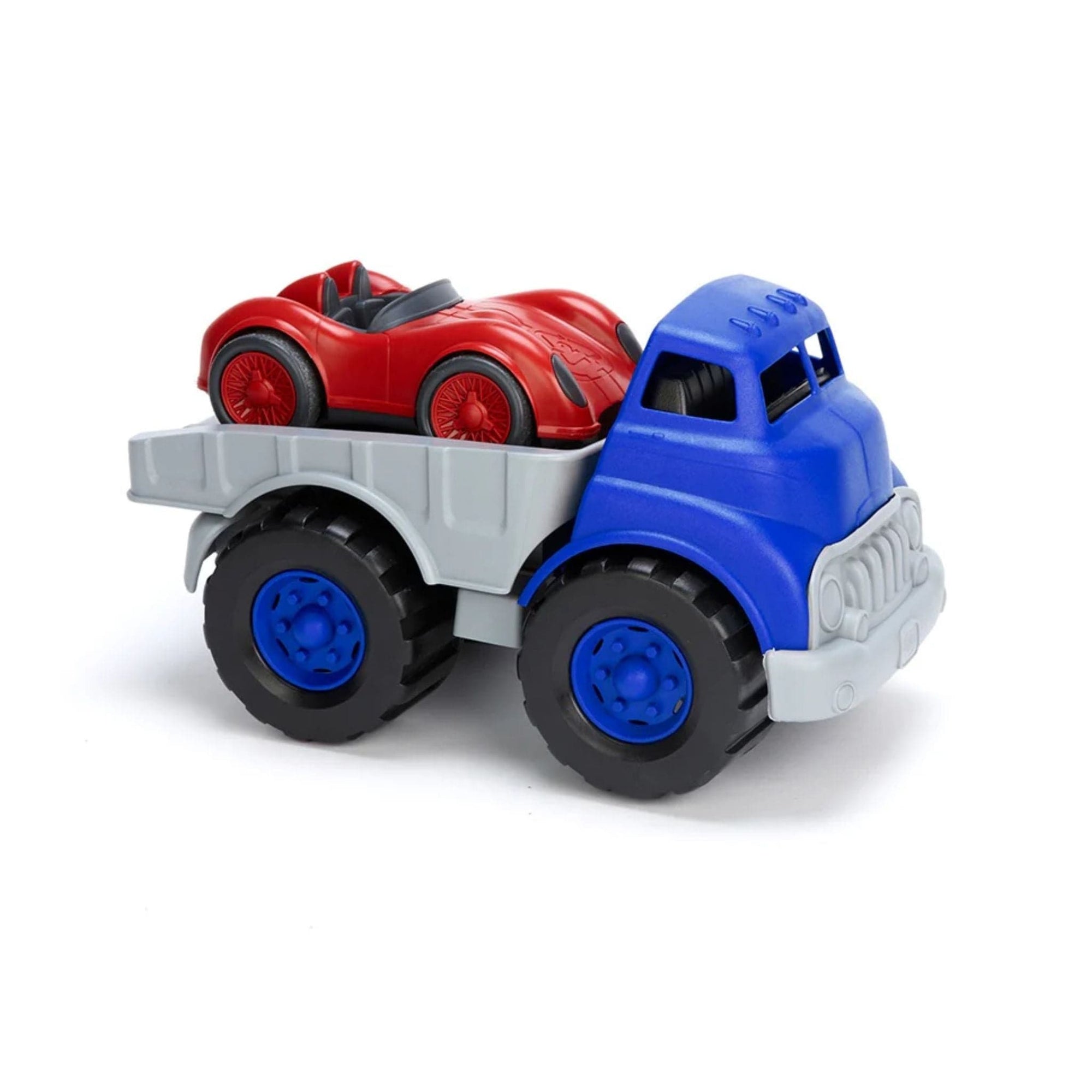 Green Toys Flatbed Truck with Race Car