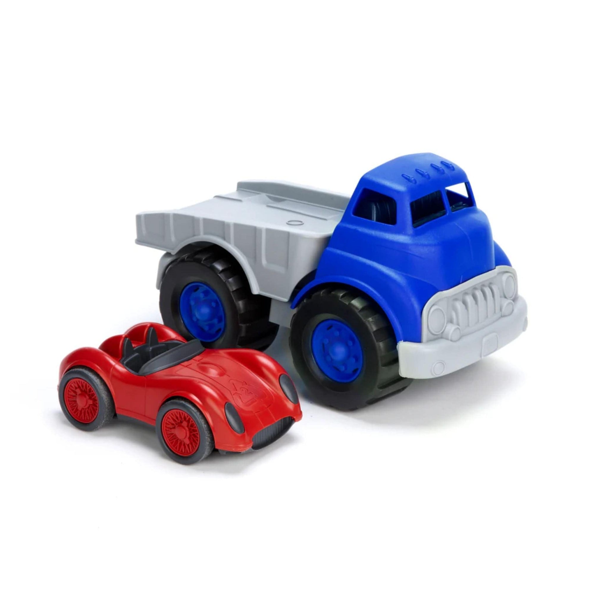 Green Toys Flatbed Truck with Race Car