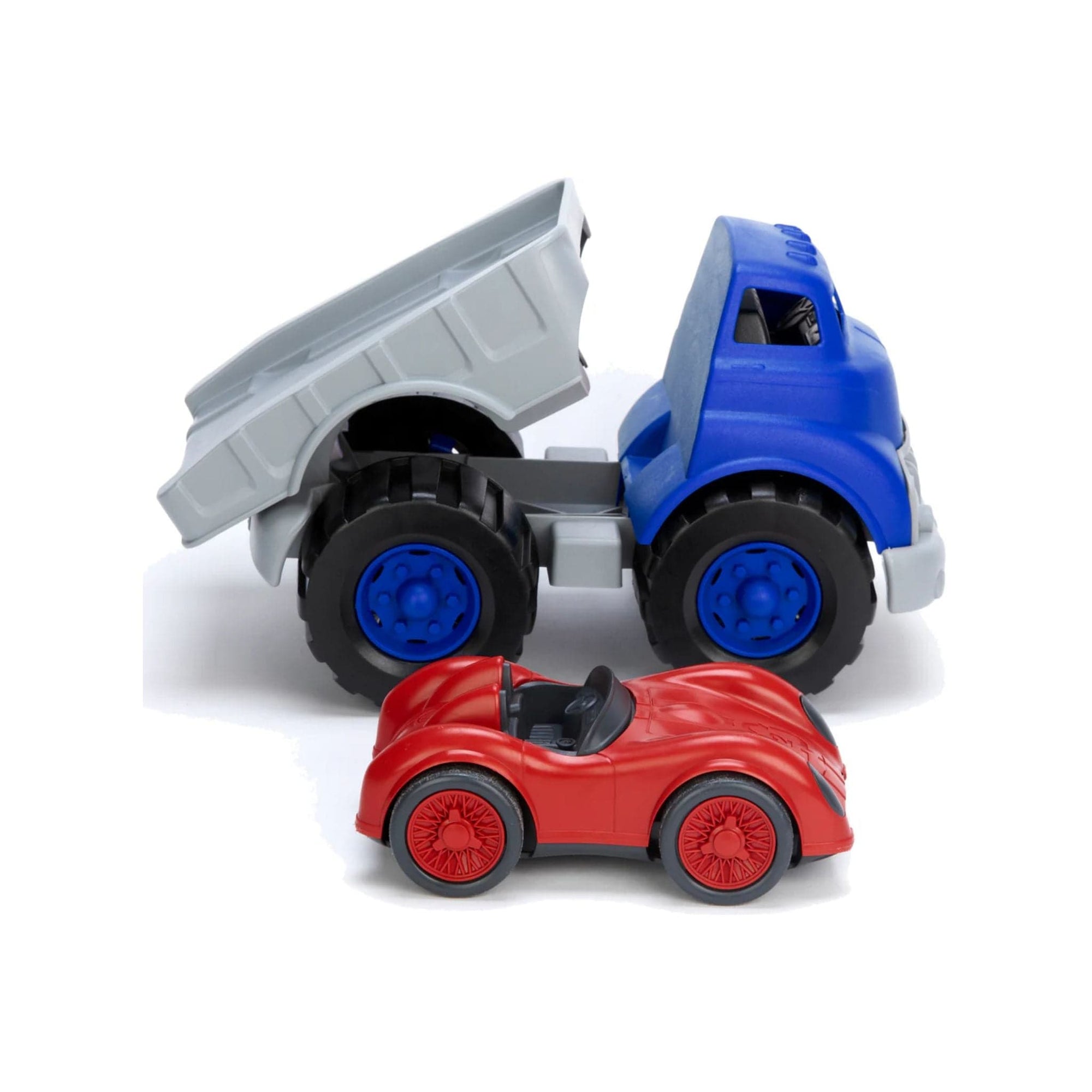Green Toys Flatbed Truck with Race Car