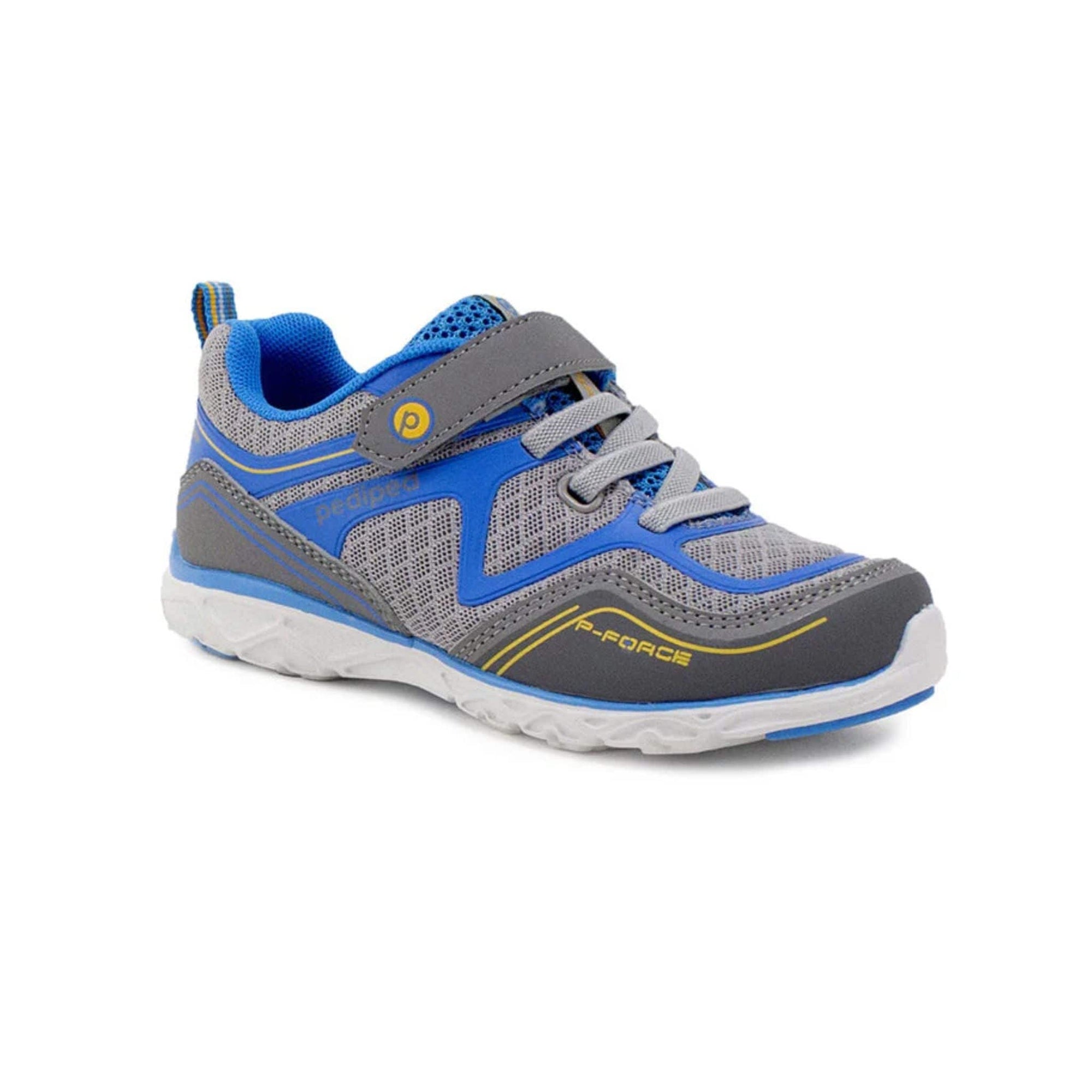 Pediped Flex Force Grey Blue Athletic Shoes