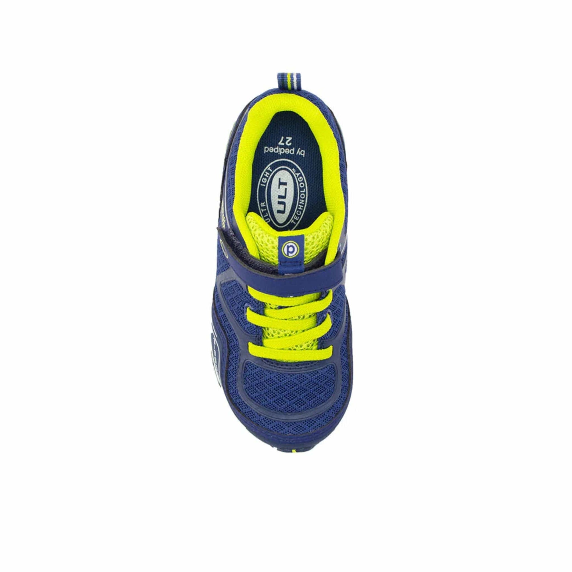 Pediped Flex Force Indigo Lime Athletic Shoes