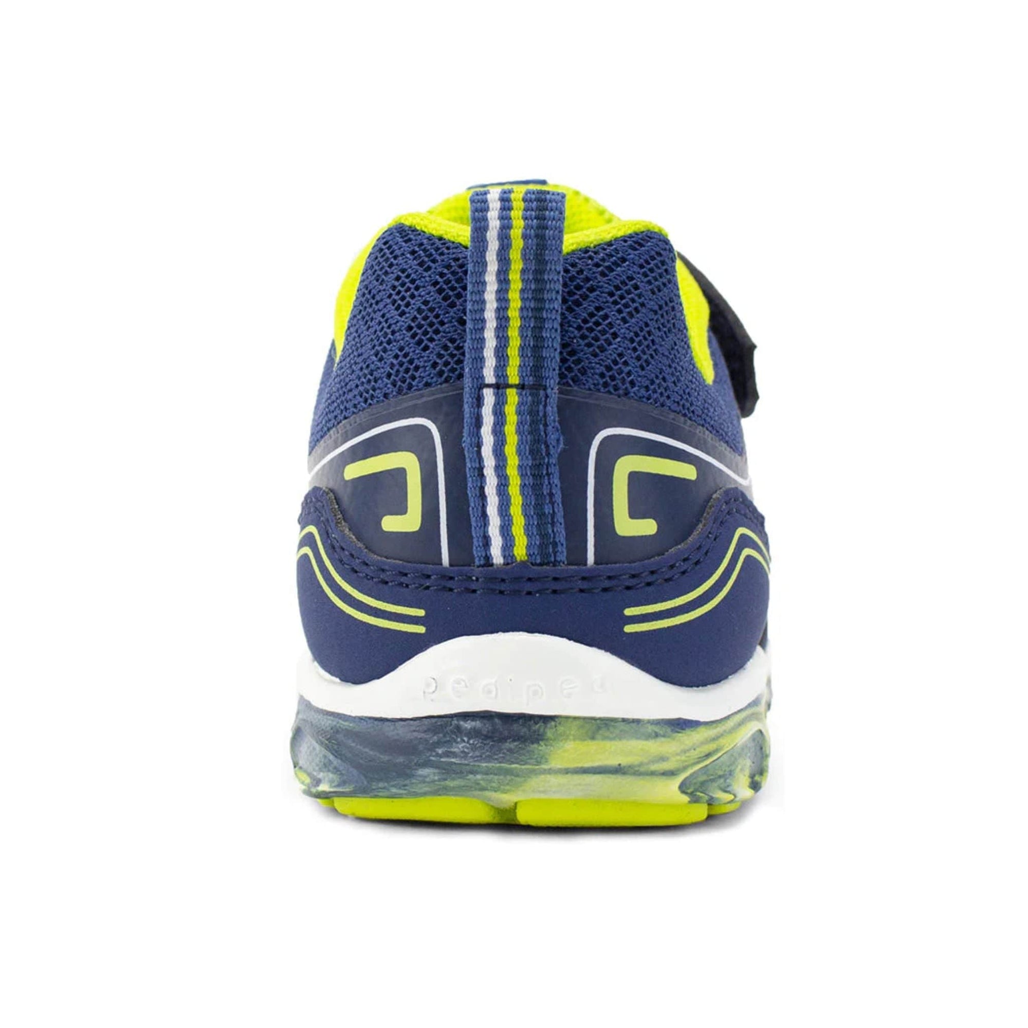 Pediped Flex Force Indigo Lime Athletic Shoes