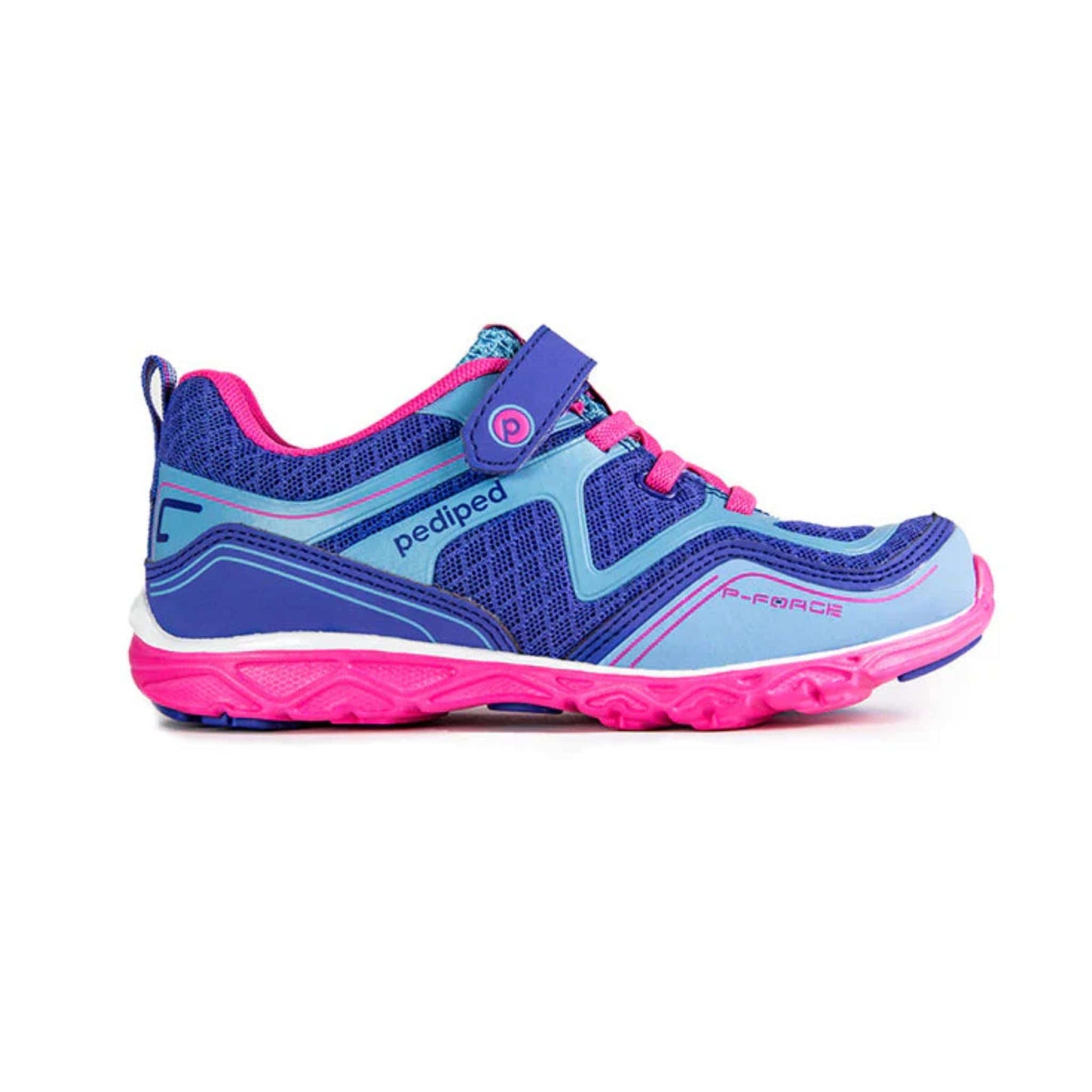 Pediped Flex Force Navy Fuchsia Athletic Shoes