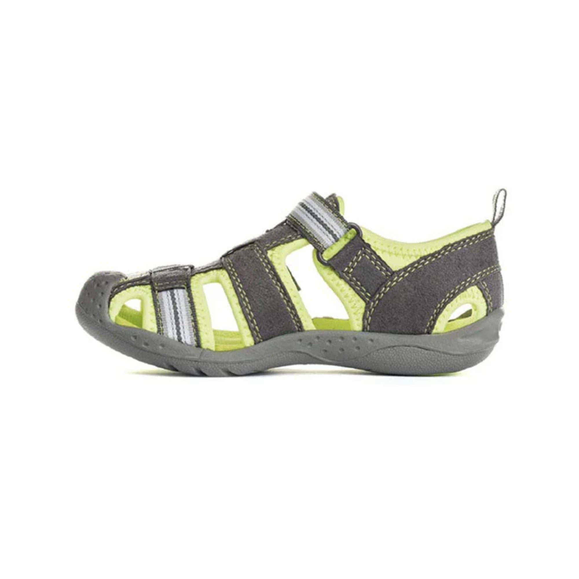Pediped Flex Sahara Grey Lime Adventure Sandals
