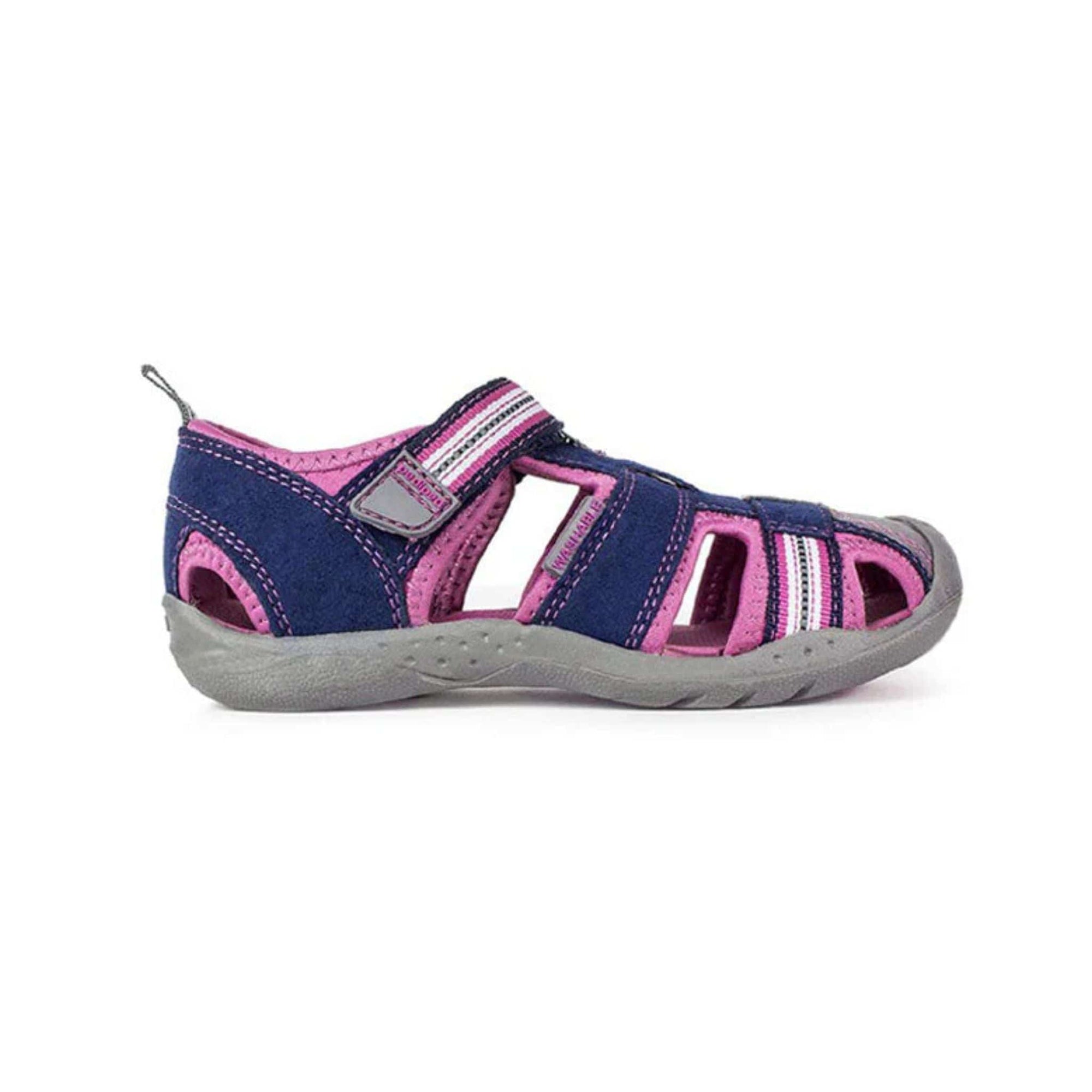 Pediped Flex Sahara Navy Pink Adventure Sandals