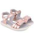 Garvalin Metallic Pink Dots Sandals