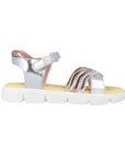 Garvalin Metallic Trio Sandals