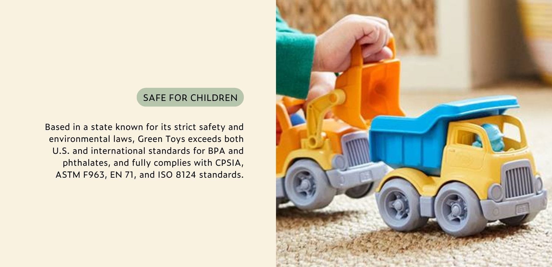 truck toys being played with