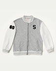 Personalisable Grey Bomber Jacket | The Elly Store