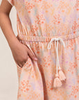 Hayley Dress - Pink Floral Bamboo