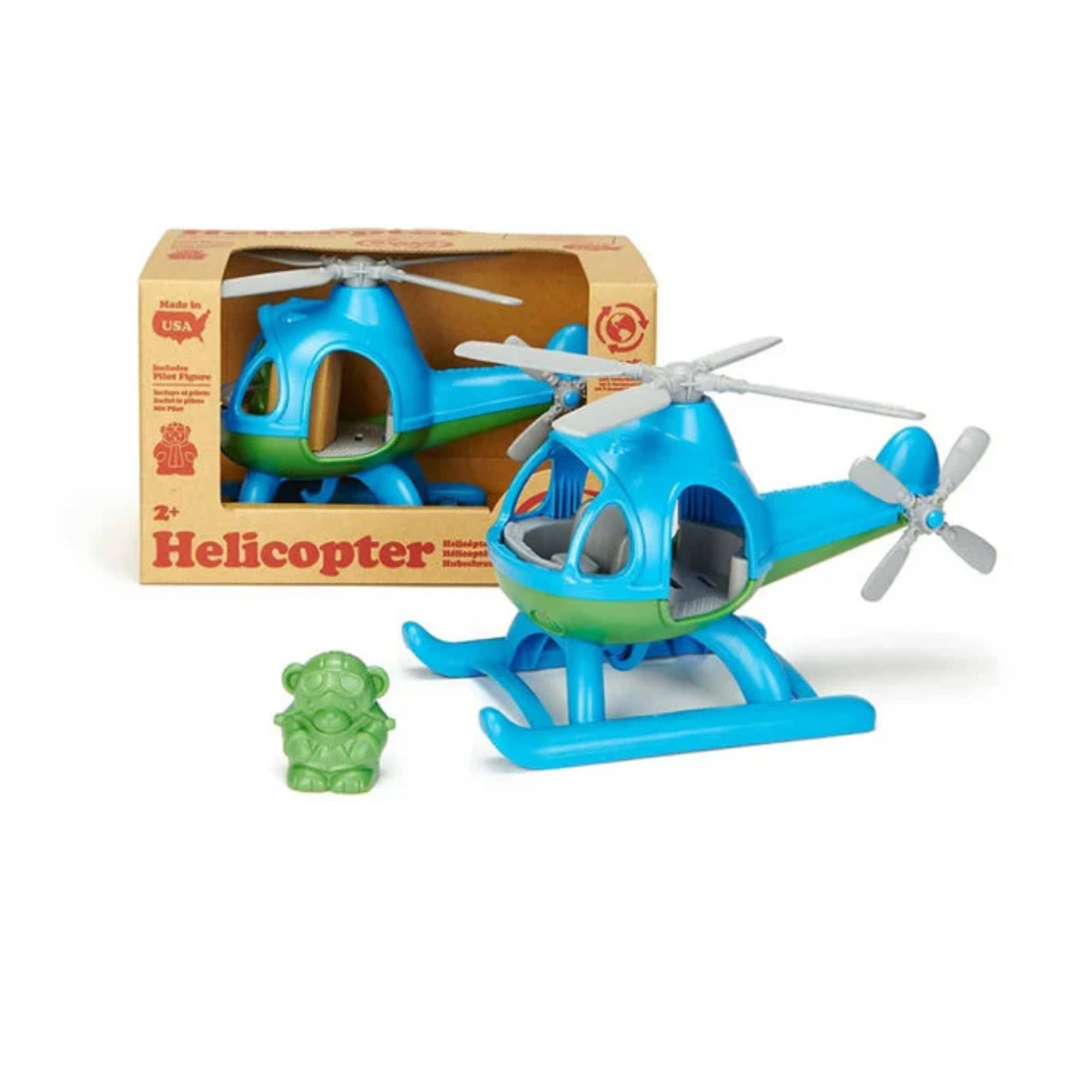 Green Toys Helicopter - Blue Top