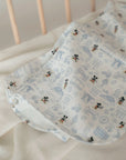 Jersey Blanket - Blue Hello Mickey