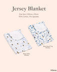 jersey blanket in blue hello mickey and blue road trip mickey design