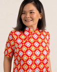 Ladies Wendy Cheongsam - Red Lucky Coins