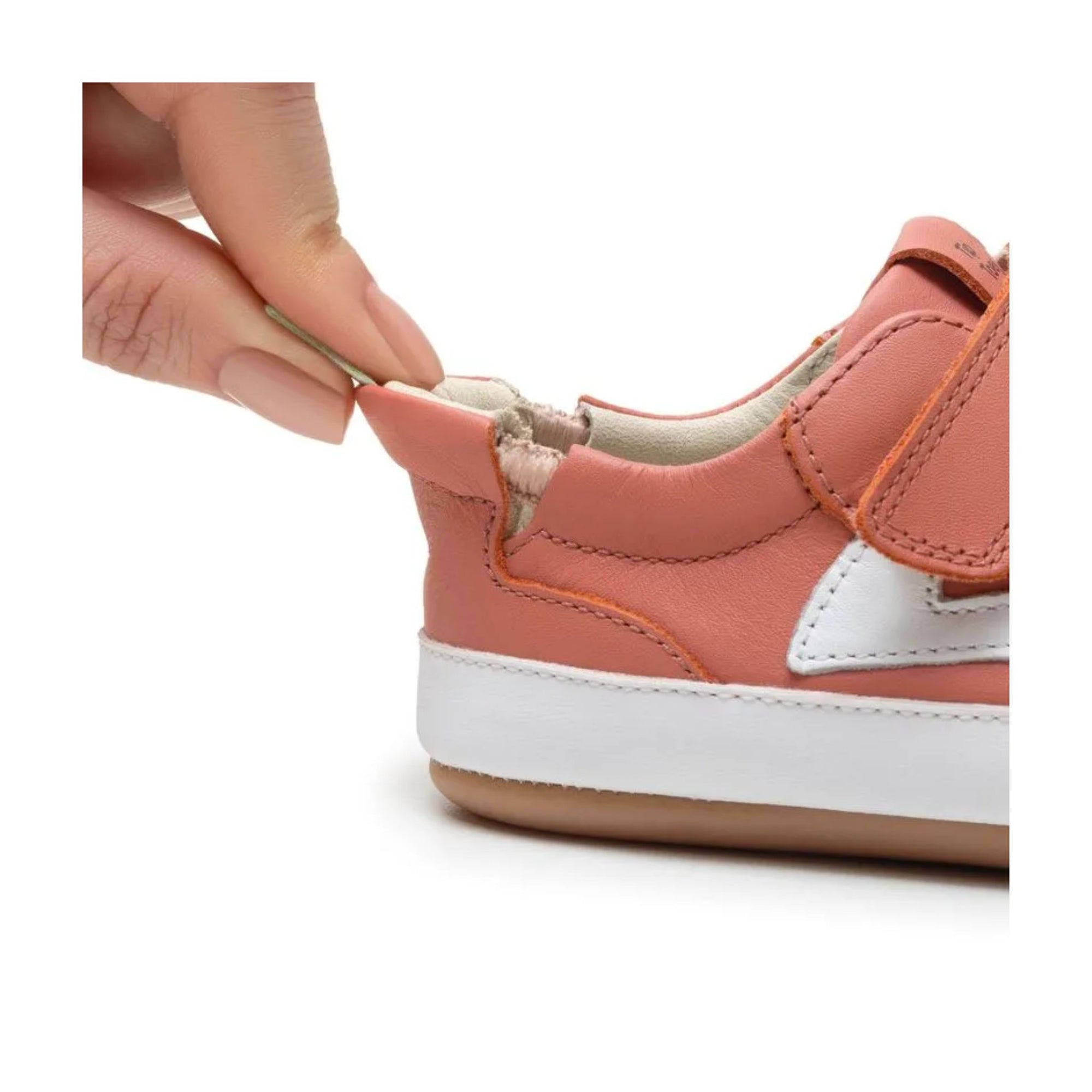 Tip Toey Joey Landy Sneakers - Rosa Seco / White (Baby)