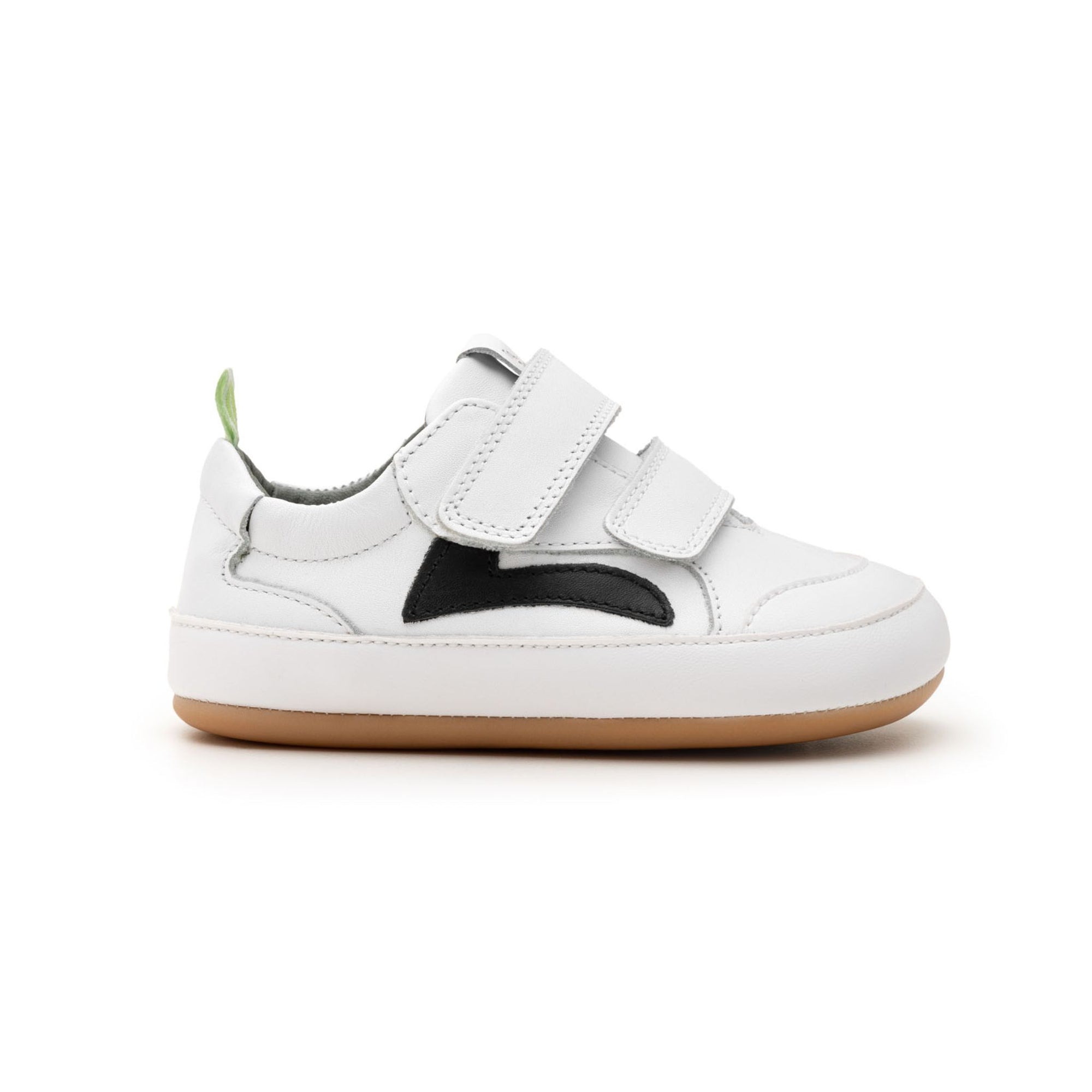 Tip Toey Joey Landy Sneakers - White / Black (Baby)
