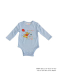 Long-Sleeve Onesie - Blue Busy Bee Pooh (3M left!)
