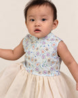 Jersey Luna Tulle Onesie - Blue Fans