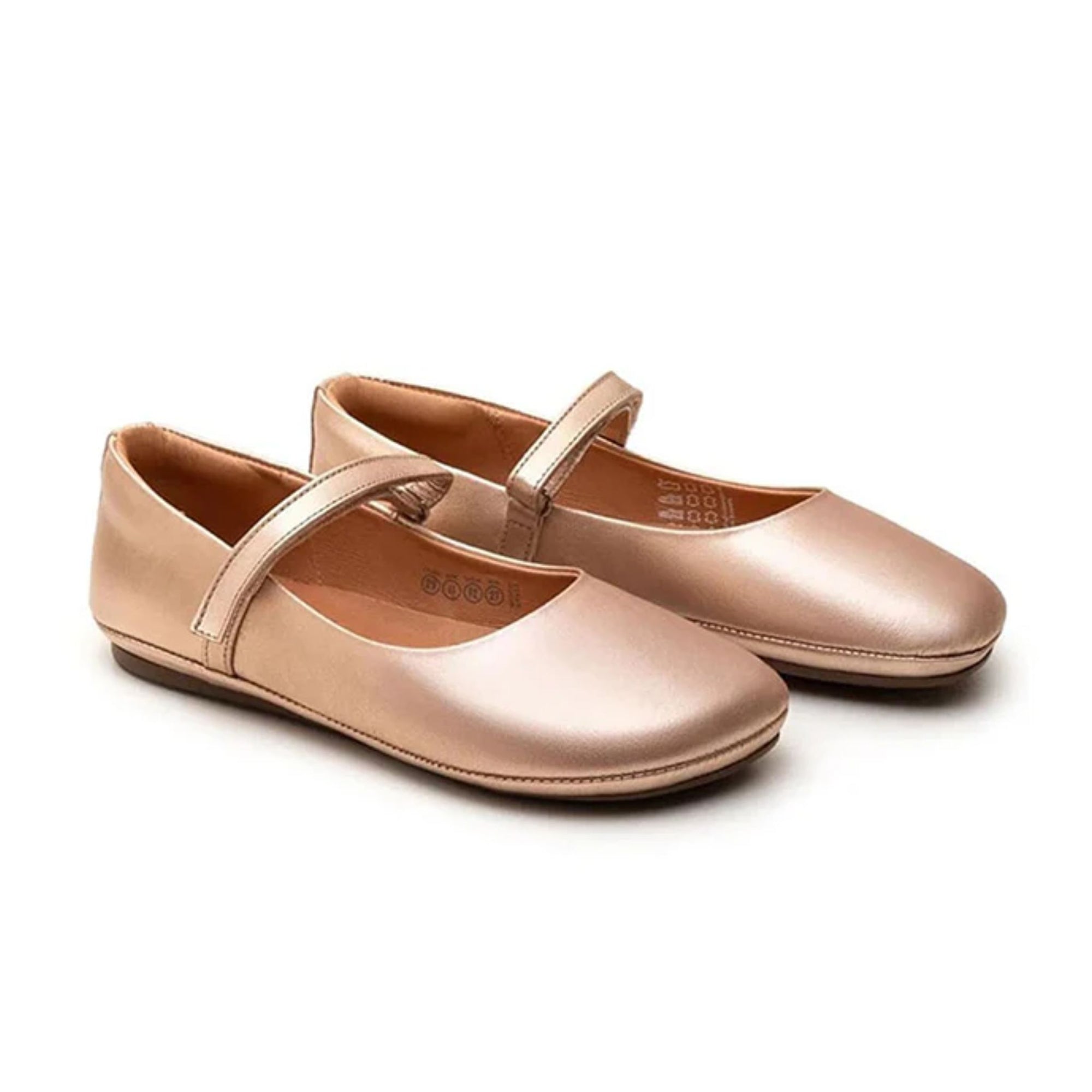 Tip Toey Joey Marie Shoes - Metallic Salmon