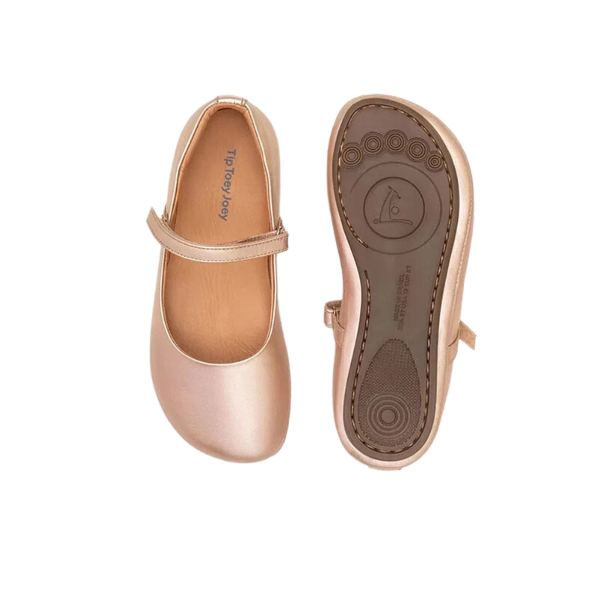 Tip Toey Joey Marie Shoes - Metallic Salmon