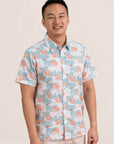 Men's Shirt - Teal Lotus