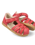 Bobux Mineral Red & Rose Cross Jump Sandals i-Walk
