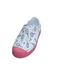 Jefferson Print Child Shell White / Parachute Pink / Tennis front