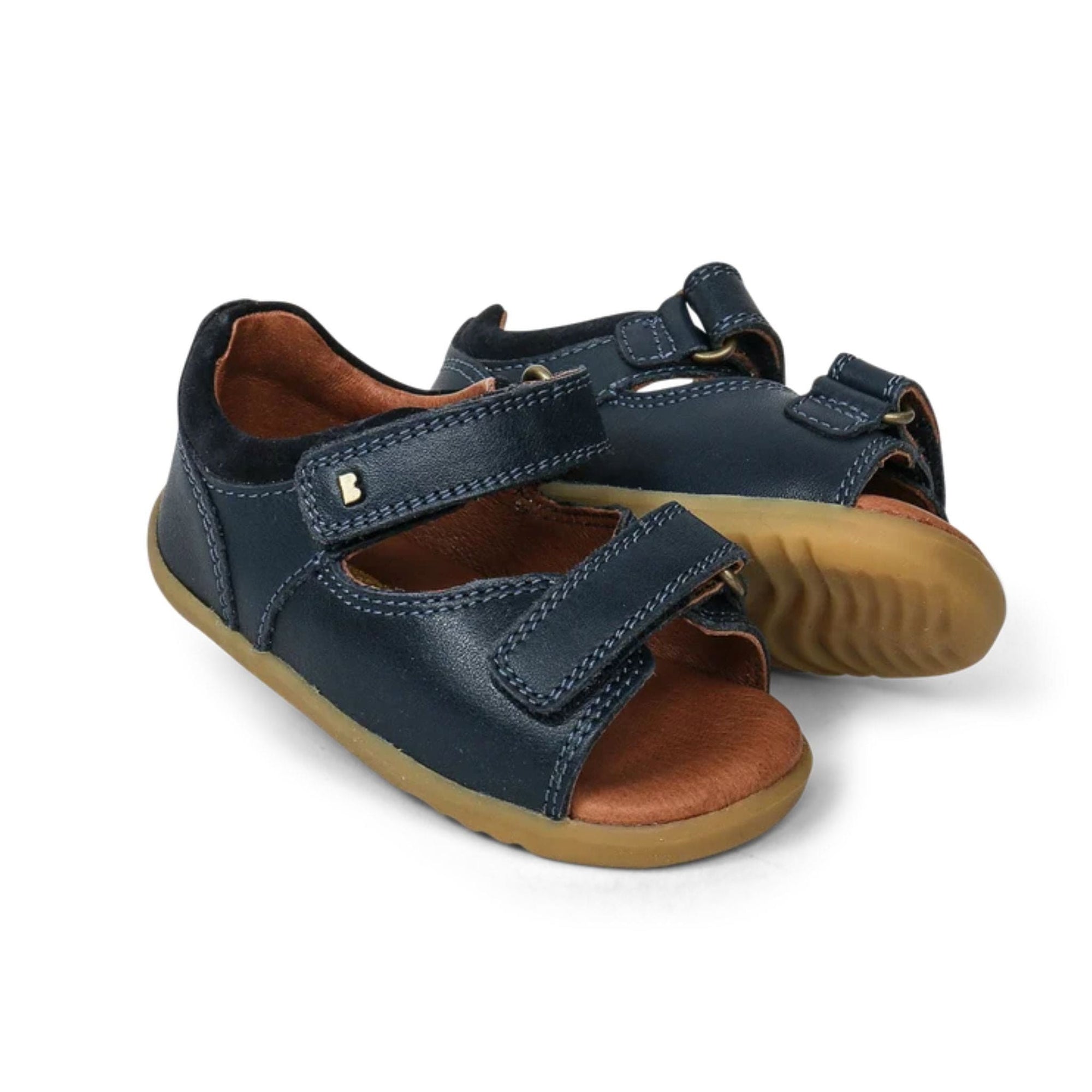 Bobux Navy Driftwood Sandals Step Up