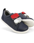 Bobux Navy Grass Court Switch Shoes i-Walk