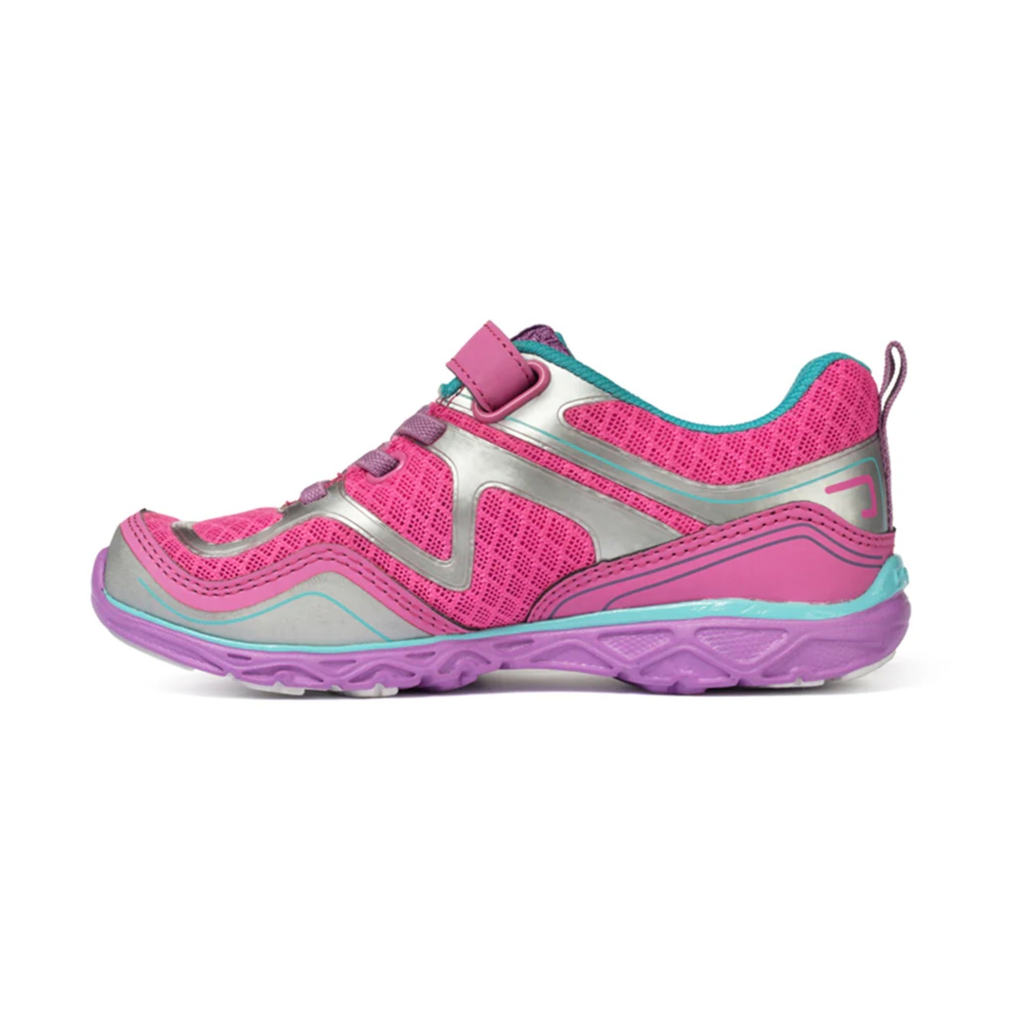 Pediped Flex Force Pink / Silver Athletic Shoes