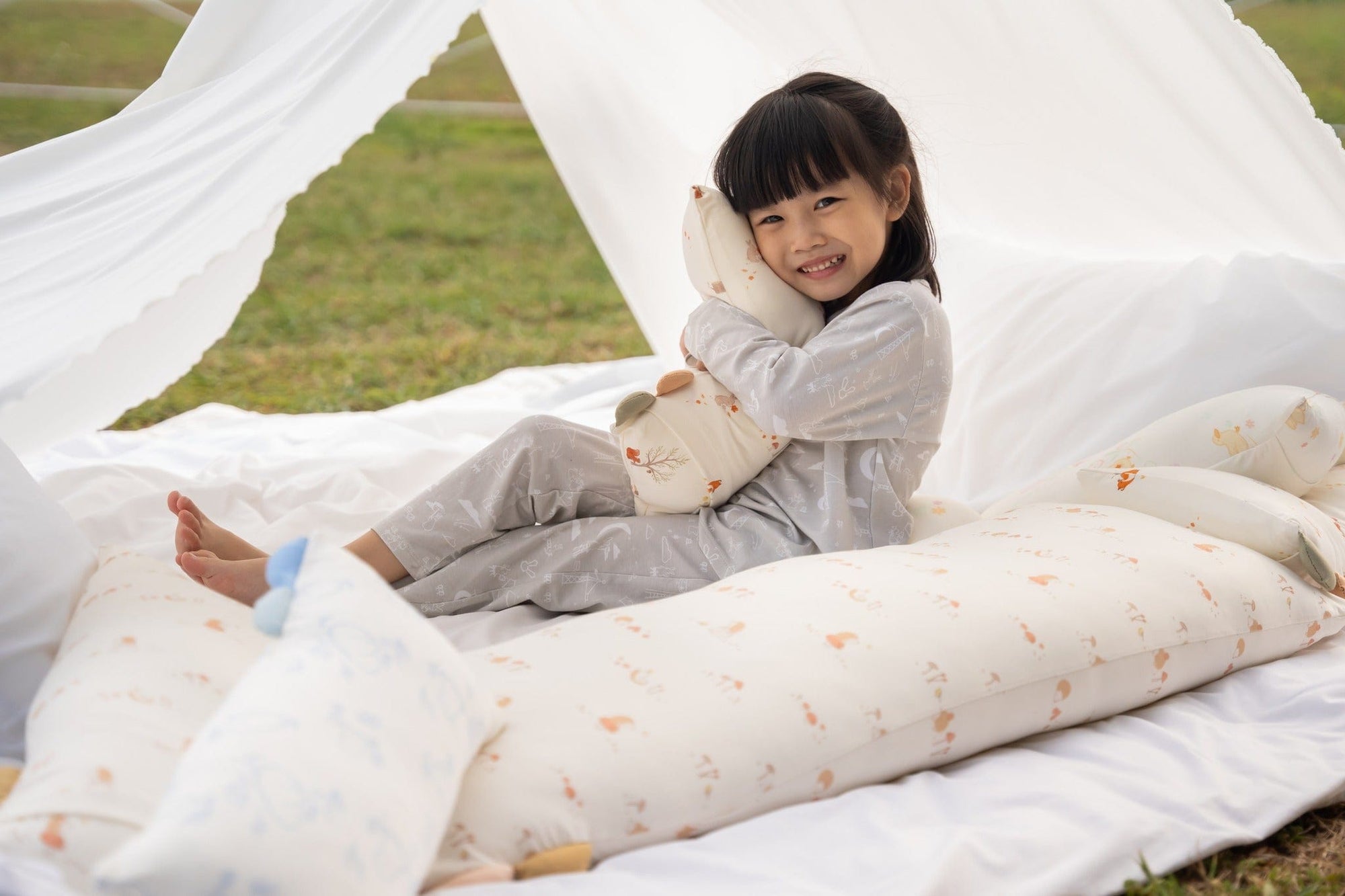 Girl with pillow from pillow gallery