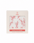 Bamboo Muslin Swaddle - Pink Blooming