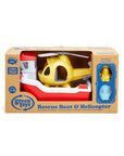 Green Toys Rescue Boat and Helicopter
