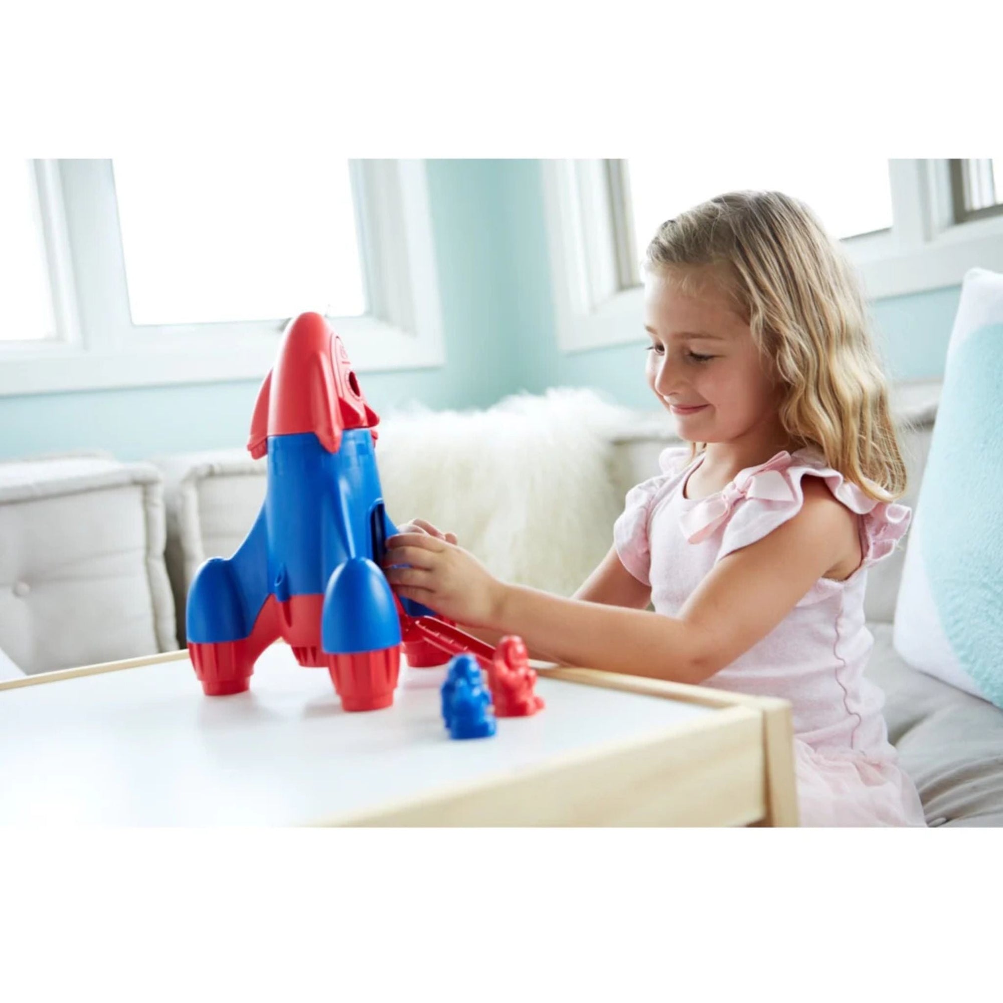 Green Toys Rocket - Red Top
