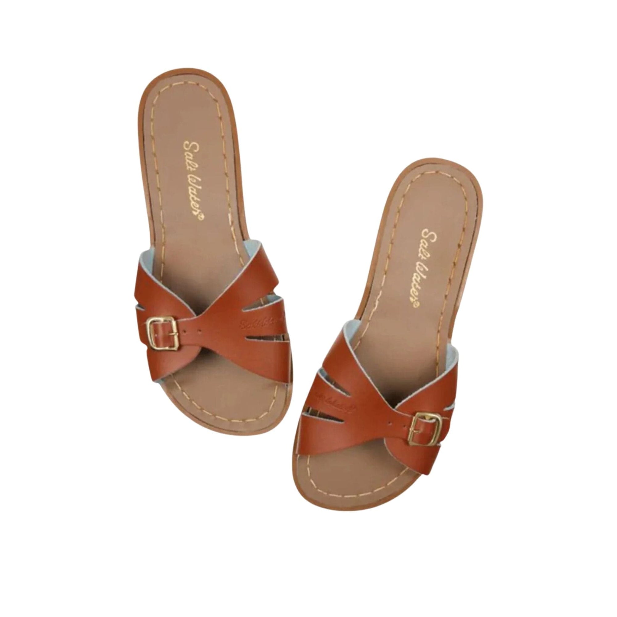 Salt-water Sandals Classic Slide Adult - Tan