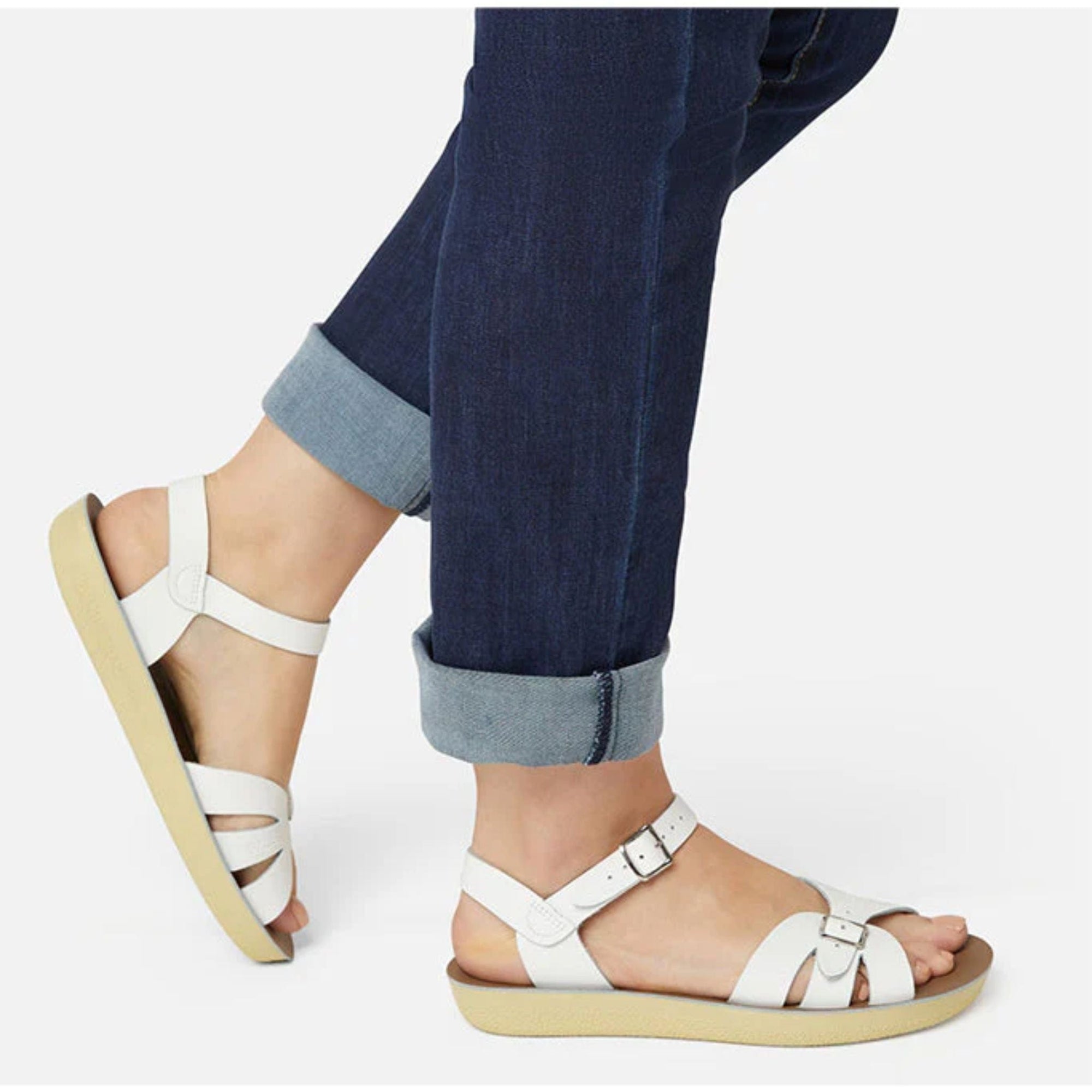 Salt-water Sandals Boardwalk Adult - White